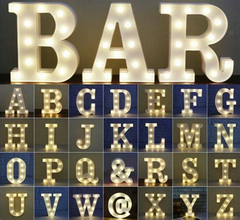 Image result for LED Large Letters Numbers