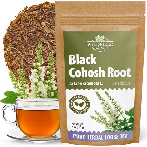 Amazon.com : 4 oz. Black Cohosh Tea Black Cohosh Root Herbal Tea ...