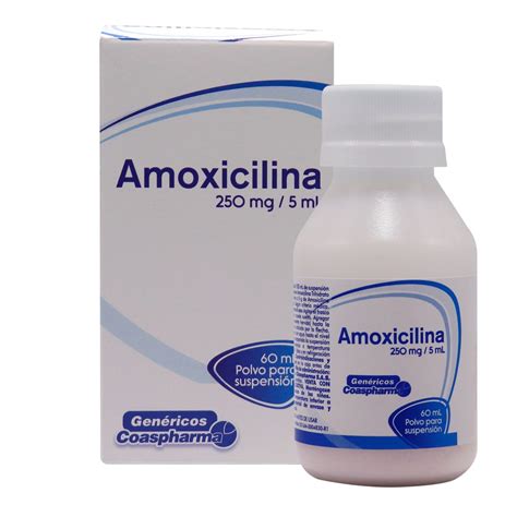 AMOXICILINA 250 mg/5mL POLVO PARA SUSPENSIÓN - Laboratorios
