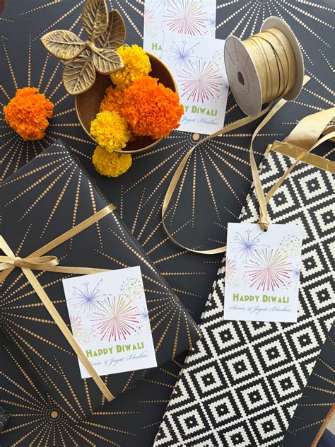 Personalised Ribbon Tags - Fireworks – Labelshabel