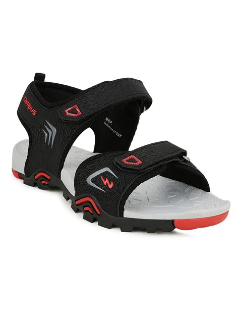 Campus Men's ART BLK/RED Sports Sandals - 7UK/India 3K-488 : Amazon.in ...