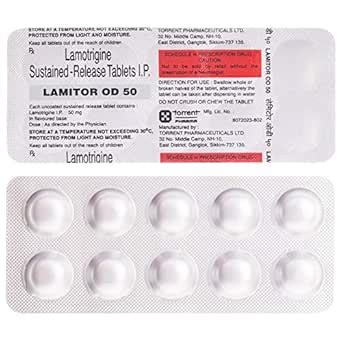 Lamitor OD 50 - Strip of 10 Tablets : Amazon.in: Health & Personal Care