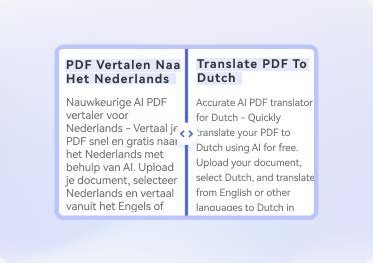 Online Translate PDF from Dutch to English-Fast & Free