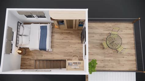 Two-Storey Tiny House Design: A Luxurious 300 Square Feet Abode