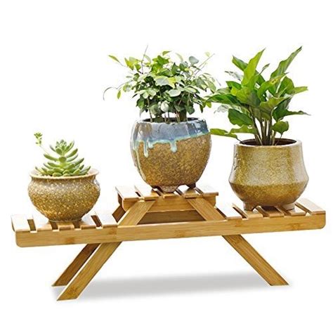 Sharpex (1 Pc Wooden Flower Stand Plant Display Stand Wood Planter ...