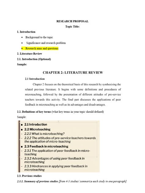 Image result for Research Proposal Sample PDF