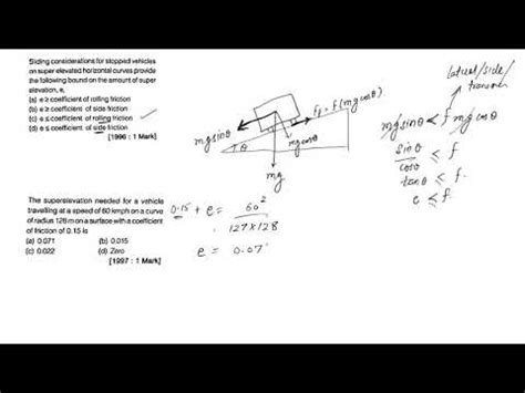 12 # GATE Questions - Superelevation - Geometric Design - GATE - ESE ...