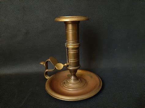 Vintage Brass Candlestick Holder with Handle Old brass candle | Etsy