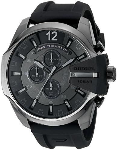 Diesel Silicone Analog Black Dial Men's Watch-Dz4378 : Amazon.in ...