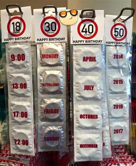 Funny Birthday Condoms | Odd Stuff Magazine