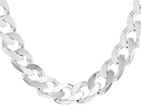 Tuscany Silver Men's Sterling Silver 7.9mm Curb India | Ubuy