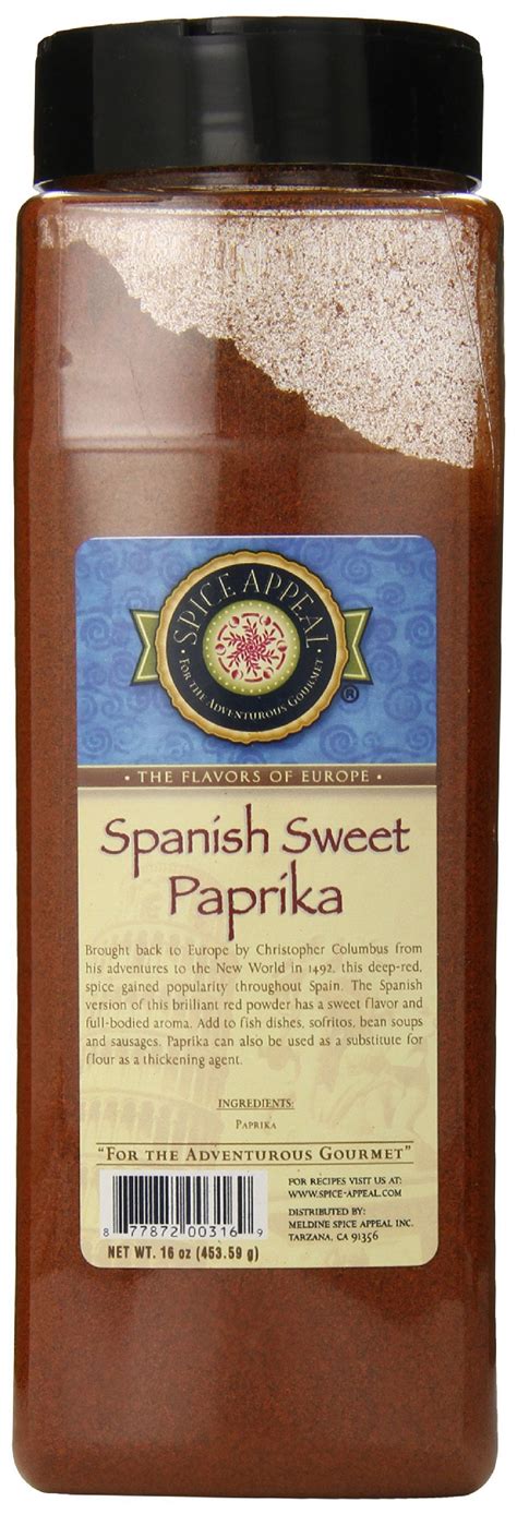 Spice Appeal Spanish Sweet ESF27 Paprika, 16 Ounce - Walmart.com
