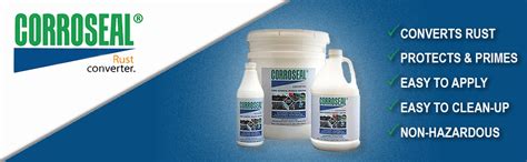 Corroseal Rust Streaks After Using Rust Converter 的图像结果