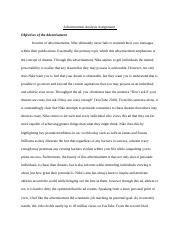 Image result for Advertisement Analysis Assignment with Questions