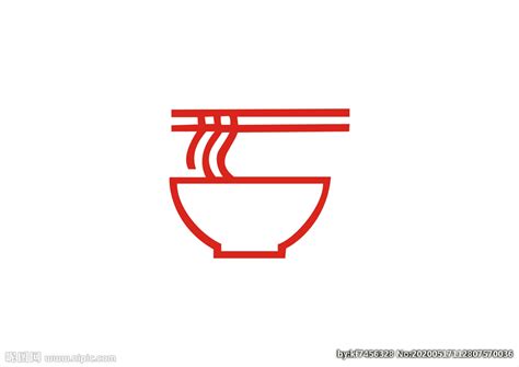 红色logo拉面标志面食logo面条logoCDR免费下载 - 图星人