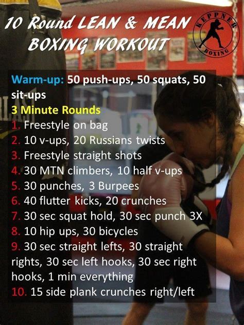Boxing Training Workouts 的图像结果