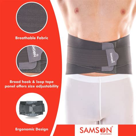 Samson Lumbo Sacral Belt (Double Support) (For Women & Men) – Uniherbs ...