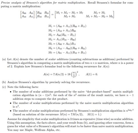 Strassen's Matrix Time Complexity 的图像结果