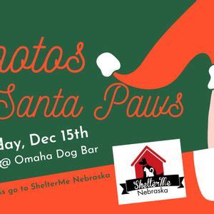 Pics with Santa to benefit ShelterMe Nebraska at Omaha Dog Bar, Omaha ...
