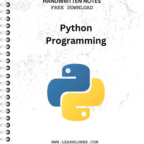 Image result for Python Handwritten Notes PDF