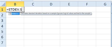 Image result for Stdev Formula Excel