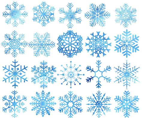 Blue Snowflake Clip Art