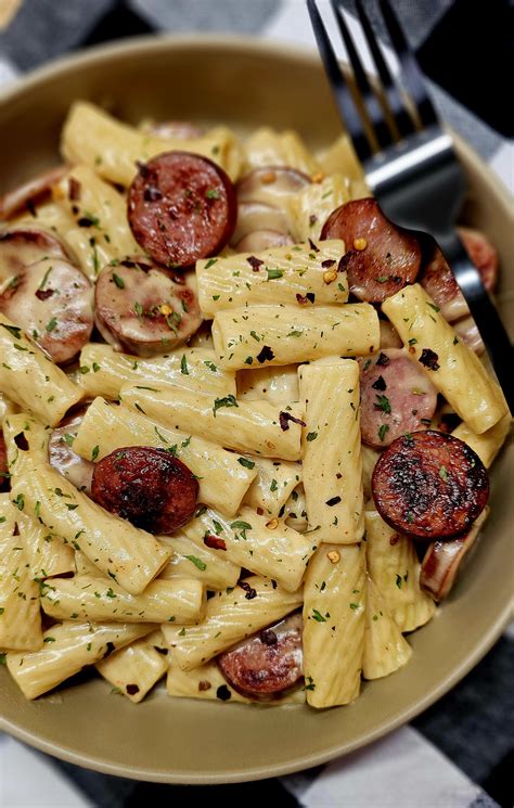 Smoked Sausage & Mozzarella Pasta - Homemade on a Weeknight | Recipe ...