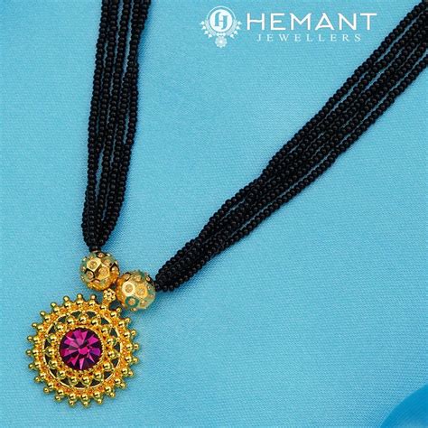 Traditional Maharashtrian Kolhapuri Mangalsutra Plain Saj Rava II Nice ...