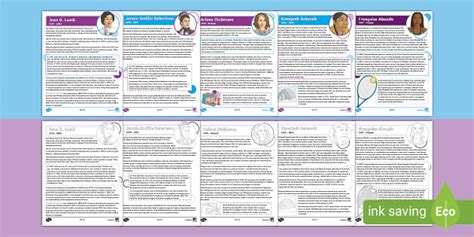 Remarkable Canadian Women Reading Comprehension - Twinkl