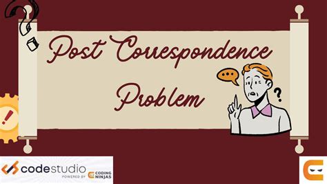 Image result for Post Correspondence Problem