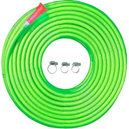 Cinagro 10 Metres Braided Hose Pipe with Nozzle Sprayer, Tap Adapter ...