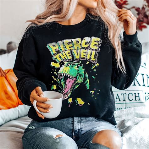 Pierce the Veil T-shirt Metal Music Shirt PTV Dinosaur Shirt King for A ...