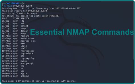Image result for Kali Linux Nmap
