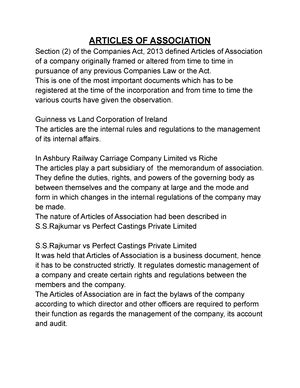 Alteration of memorandum of association - COMPANY LAWS UNIT- 2 ...