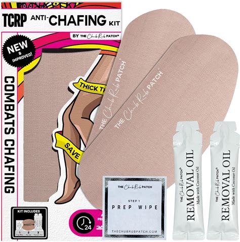 Amazon.com: Anti Thigh Chafing Prevention Kit, Includes 1 Pair of Inner Thigh Chafing Pad Ivory ...