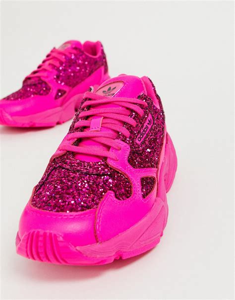 Hot Pink Glitter Nike Shoes