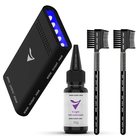 V-Light Hair Extensions - UV Hair Glue for Hair Extension with V Light