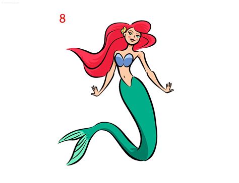 Image result for Step by Step Drawing Ariel