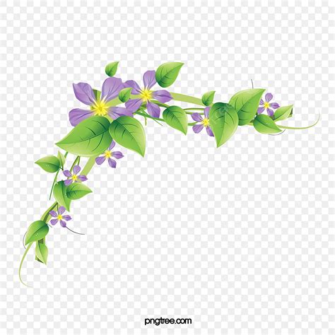 Flower Vines Clip Art Flower Vine PNG Images, Flower Clipart, Vine