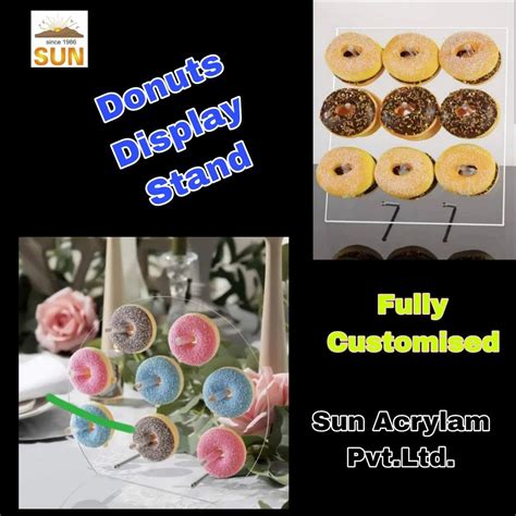 Acrylic Cake Display Stand - Donut Display Counter Trader - Wholesaler ...