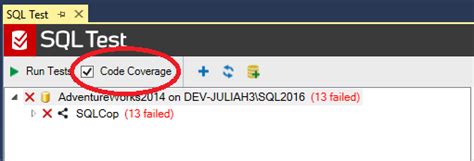 SQL Testing 的图像结果