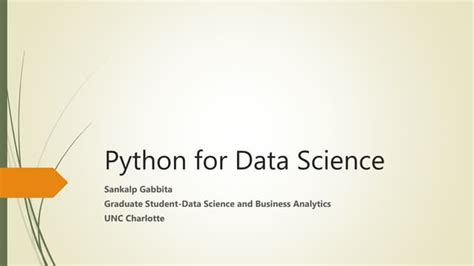Image result for Python Data Science Packages Slides