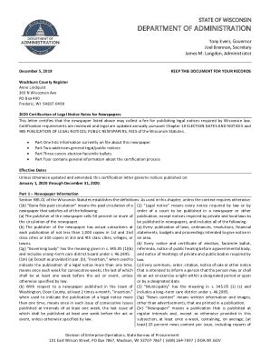 Fillable Online Washburn County Register Fax Email Print - pdfFiller