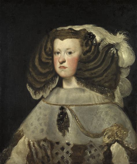 Portrait of Mariana of Austria, Queen of Spain - Velázquez. Museo ...