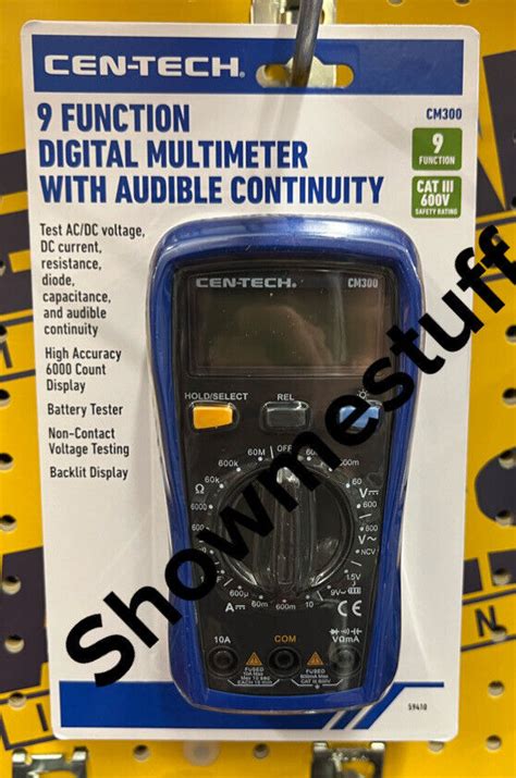 Cen-Tech Seven Function Digital Multimeter 的图像结果
