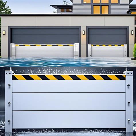 Dam Easy Flood Barriers for Home - Aluminum Alloy Garage Door Water ...