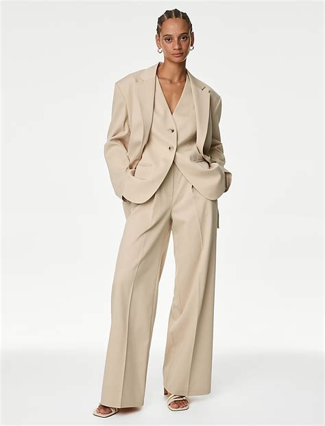 Buy lyocell™ Rich Relaxed Single Breasted Blazer at Marks & Spencer