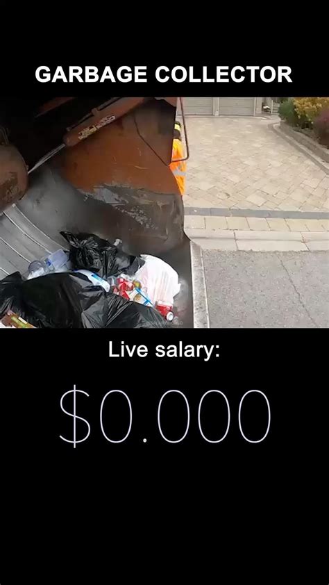 SalaryWorld | This is how much a garbage collector earns! #garbagecollector #viral #money # ...