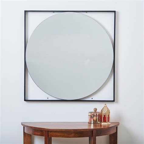 Buy Ajax Console Mirror - Brown from Home Centre at just INR 13330.0