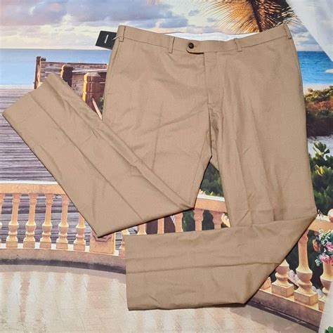 Indochino Tan Pleated Pants Size 38x31 NWT - Depop